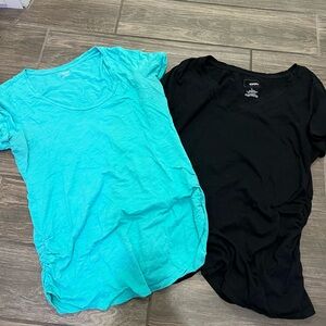 Two large maternity T Shirts
